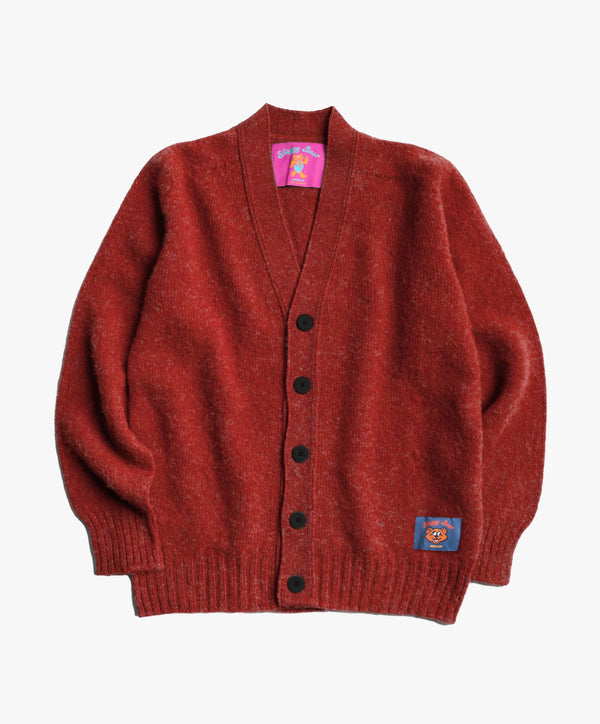 Shaggy Bear Cardigan - Magma