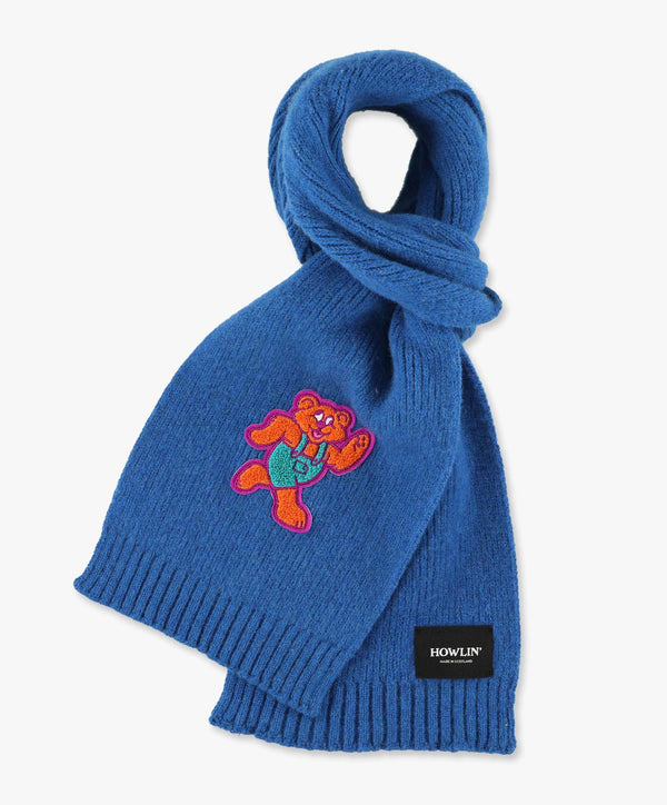 Shaggy Bear Scarf - Sky Dream