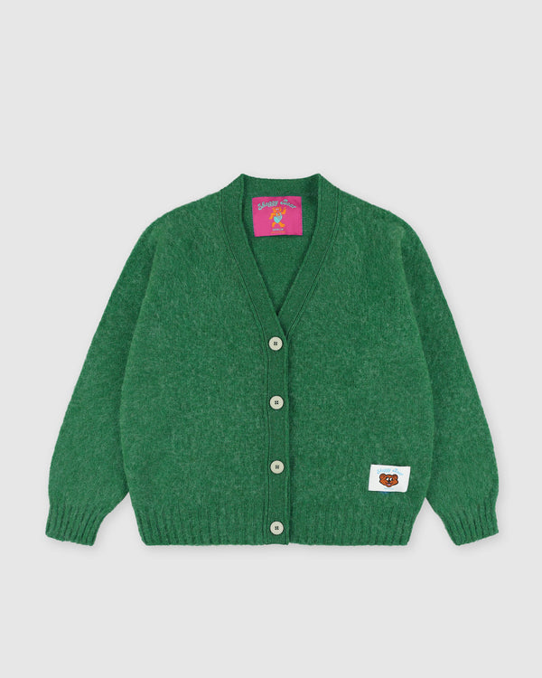 Shaggy Bear Women Cardigan - Greendream (Women)