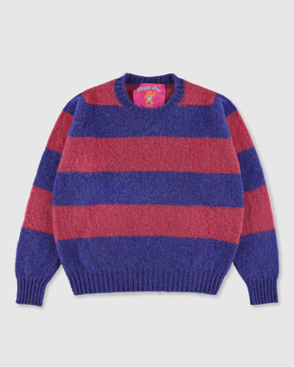Shaggy Bear Chunky Stripes - Slippery (Women)