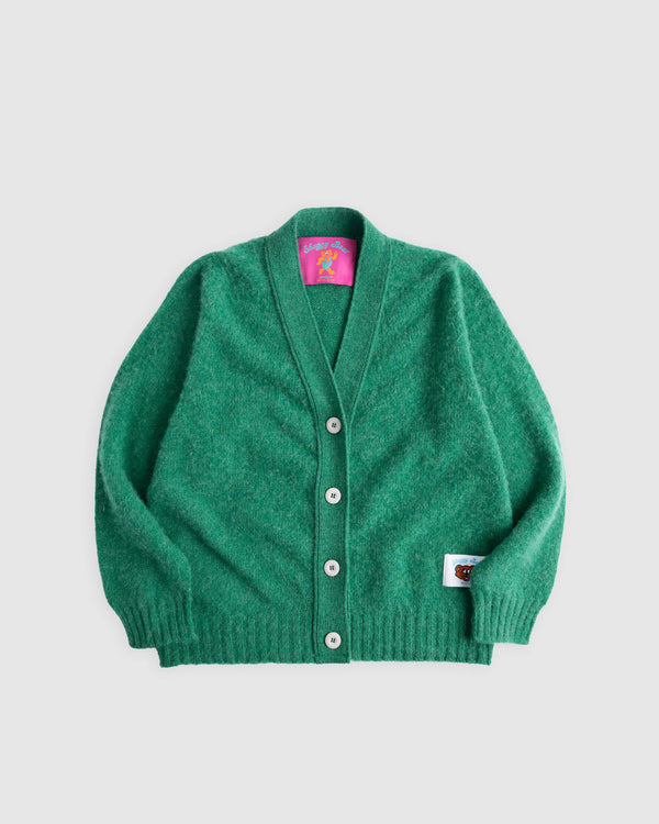 Shaggy Bear Women Cardigan - Greendream (Women)