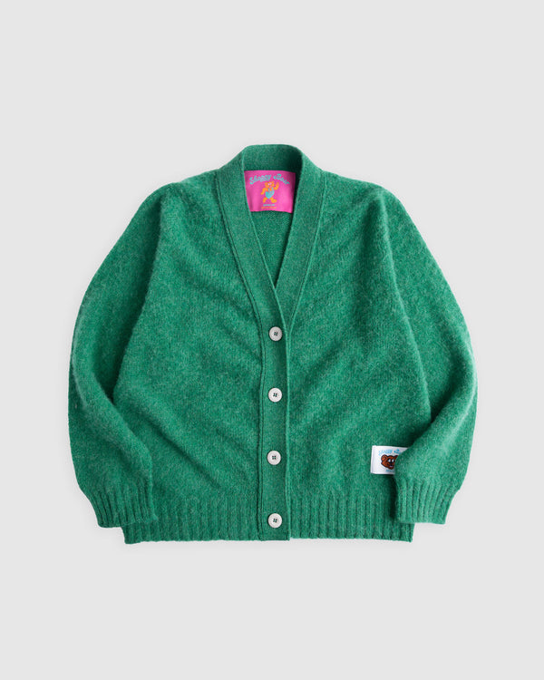 Shaggy Bear Women Cardigan - Greendream (Women)