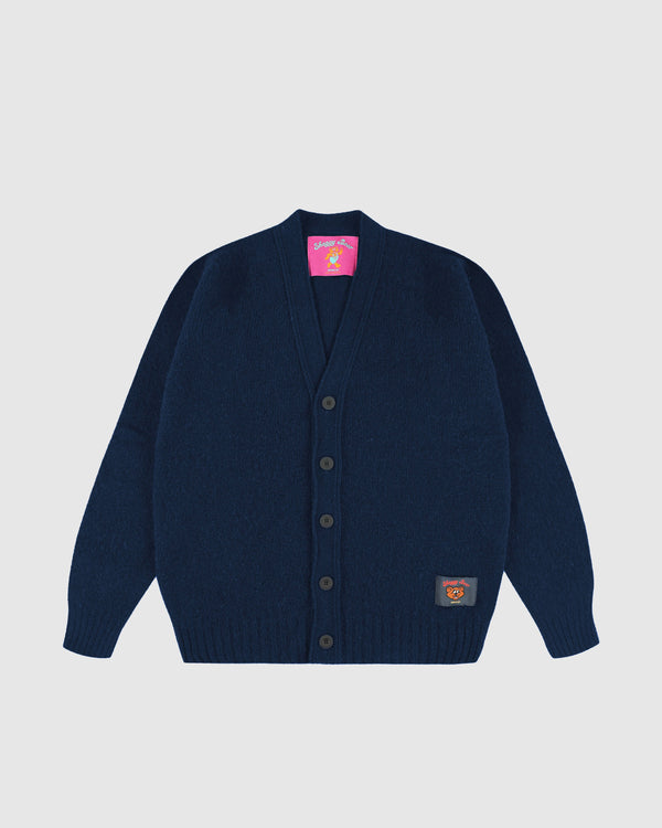 Shaggy Bear Women Cardigan - Navy (Women)