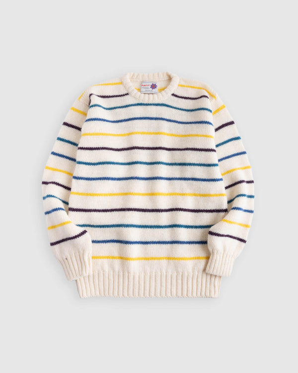 Six Blade Knit - Ecru