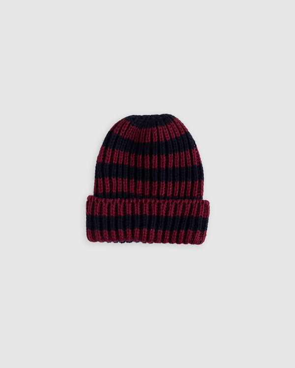 Sleepy Head Hat - Bordeaux/Navy