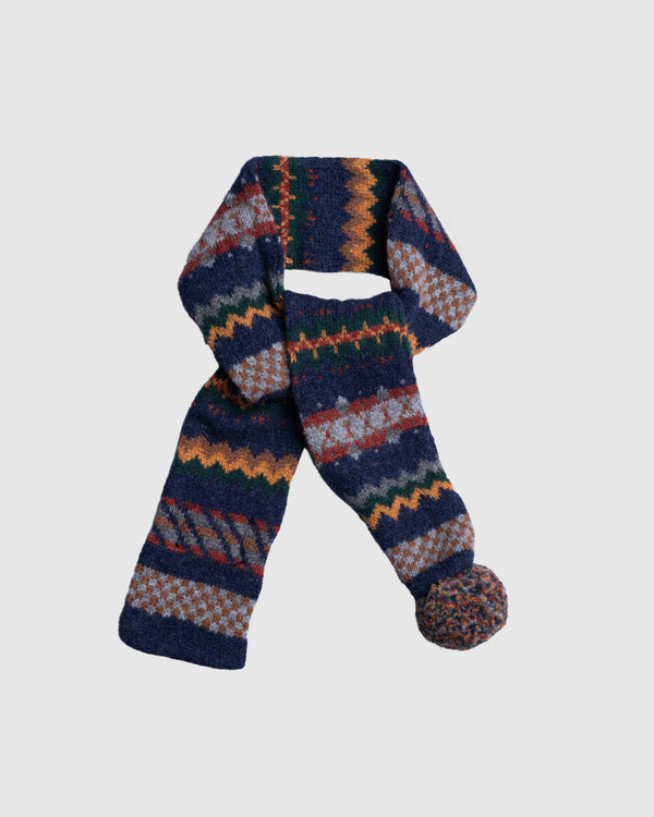 Small Woolen Wonder Scarf - Navy