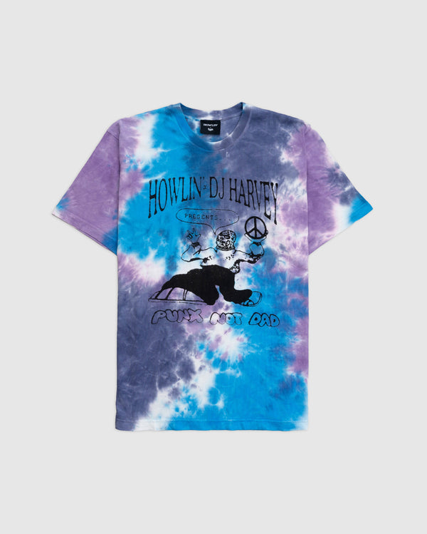Spray Dyed T-shirt With Logo  - Midnight Mix *Ltd
