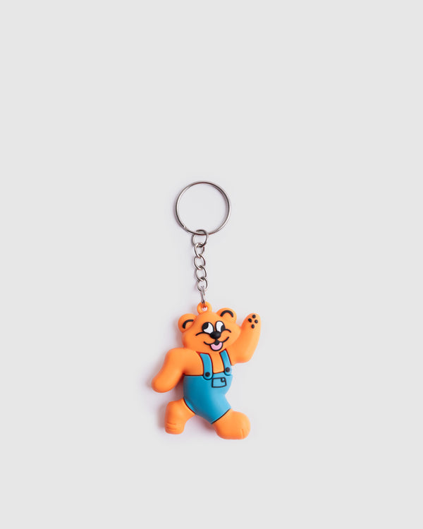 Shaggy Bear Keychain - Orange *Limited edition