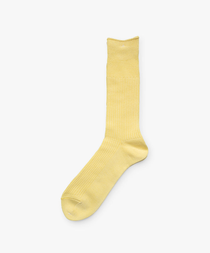 Brilliant Crew Socks - Melange Yellow