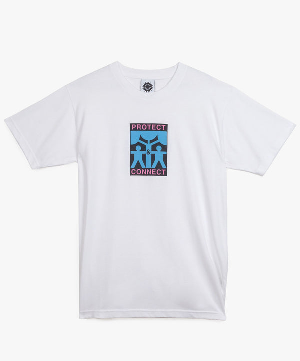 Protect & Connect SS Tee - White
