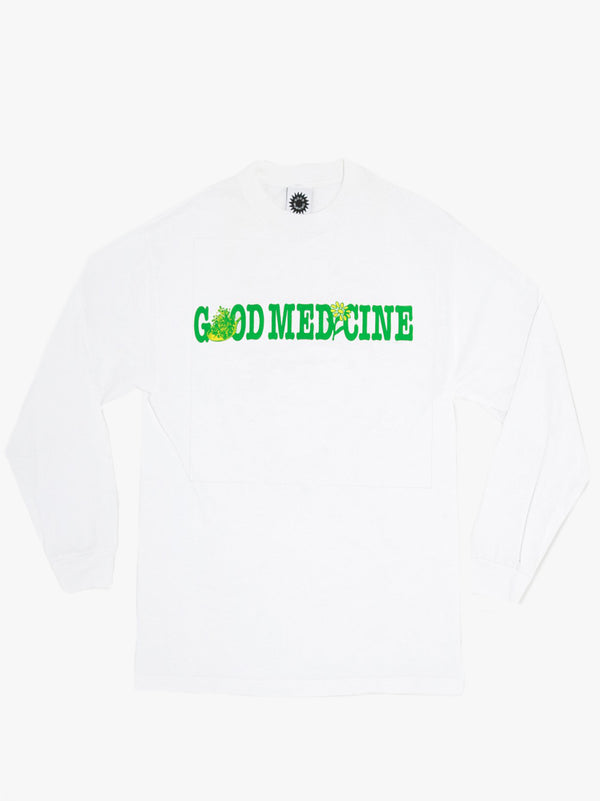 Good Medicine LS Tee - White