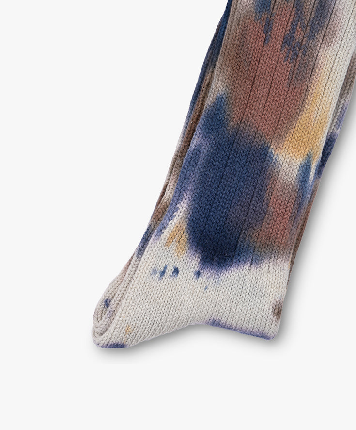 Scatter Dye Socks - Navy Melange