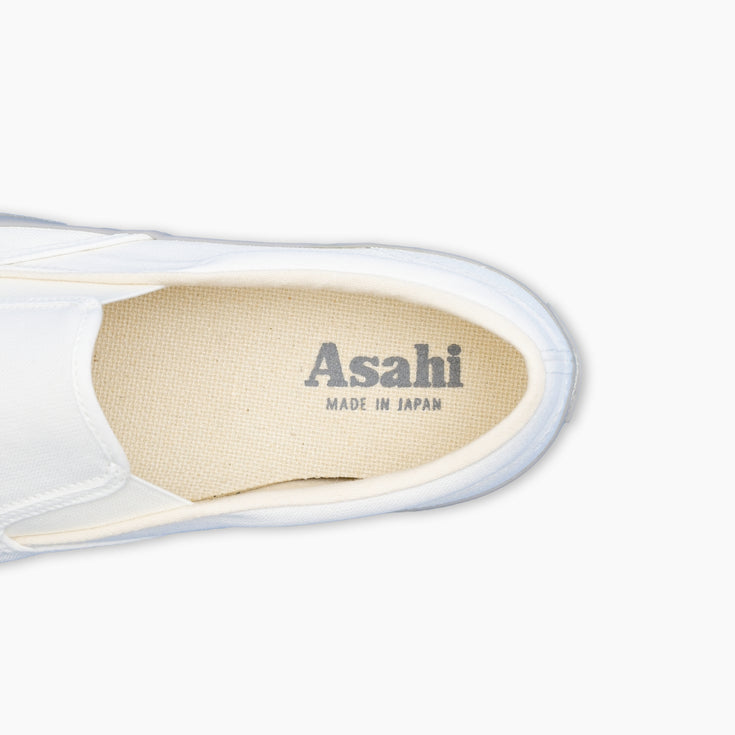 ASAHI Deck Slip On - White/Grey