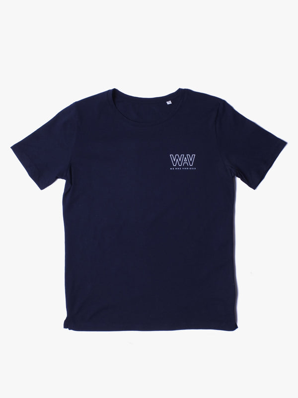 WAV Logo T-shirt - Navy (Women) ** Limited Edition